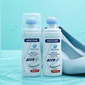 Kem đánh bóng giày trắng MpStore – Phục hồi vẻ trắng sáng tức thì